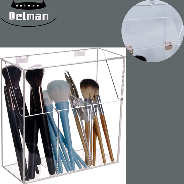 Orren Ellis Delshon Makeup Brush Holders With Cover Wayfair